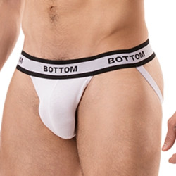 Barcode Berlin Jockstrap Bottom Blanc